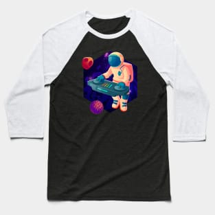 Astronaut DJ Baseball T-Shirt